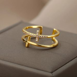 Cross Rings for Women