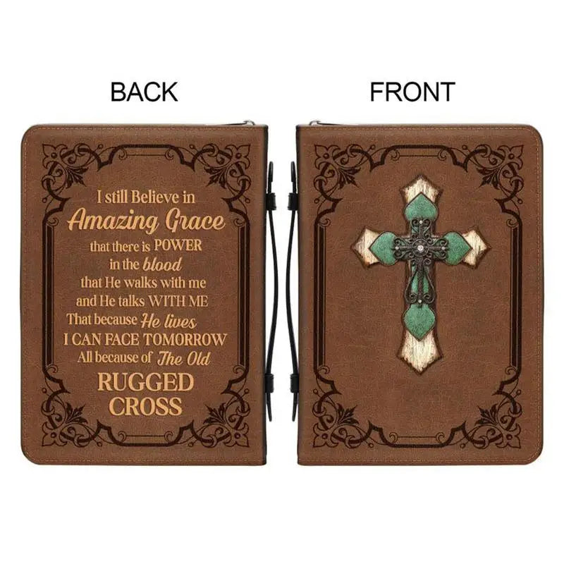 Creative Pattern Bible Tote Bag – Study Bible Cover with Handle - Image 5