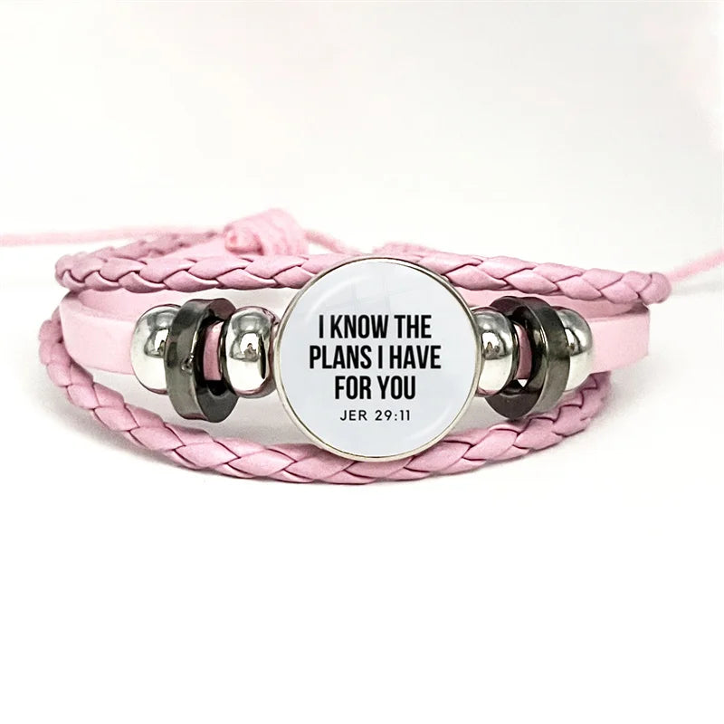 Bible Verse Faith Leather Bracelet – Handmade Multilayer Braided Christian Jewelry Gift - Image 10