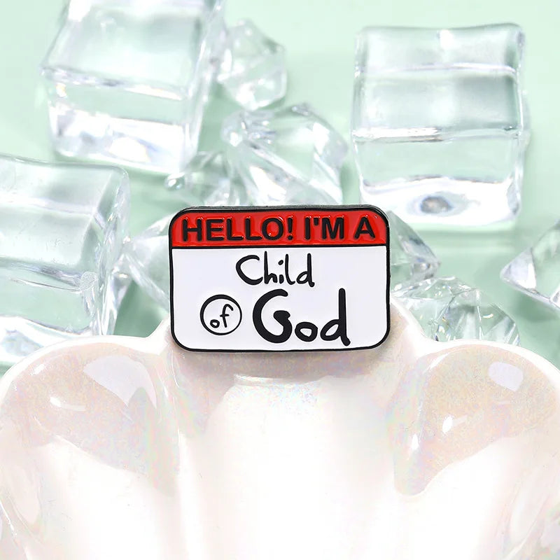 "May The Holy Spirit Be With You" Enamel Pin – Christian Quote Brooch for Believers - Image 3