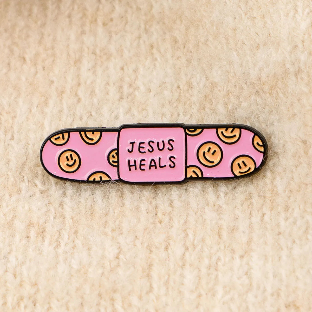 Jesus & Bible Enamel Pin – Inspirational Christian Lapel Badge for Backpacks & Clothing - Image 3