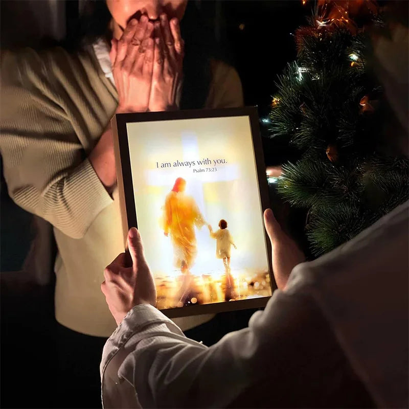 Lumin Works “I Am Always With You” Jesus Lamp - Image 2