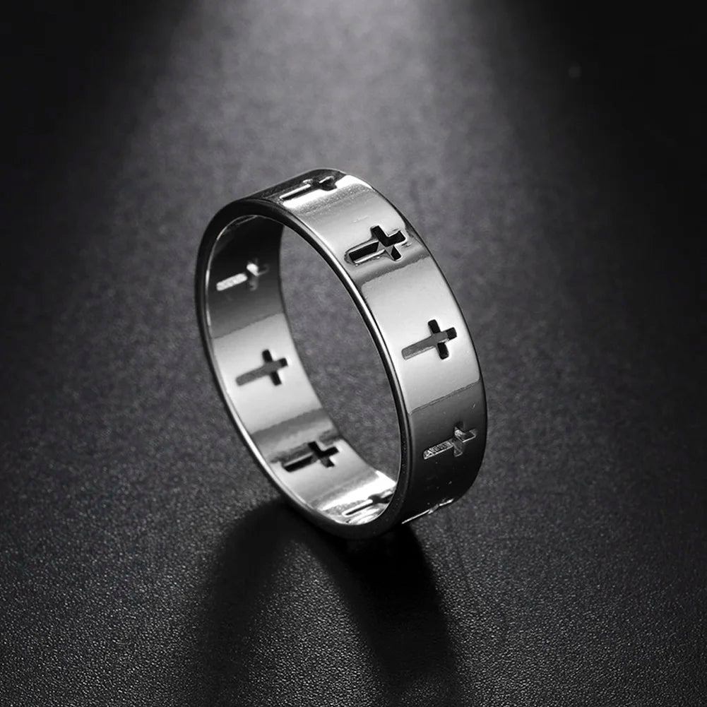COOLTIME Gothic Cross Couple Rings
