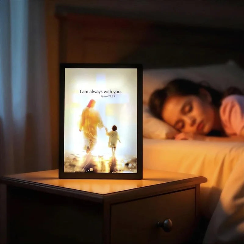 Lumin Works “I Am Always With You” Jesus Lamp - Image 3