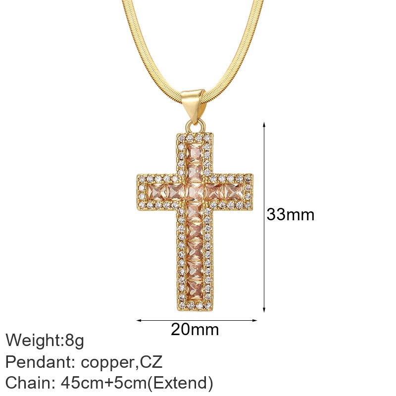 Gold Our Lady & Jesus Choker Necklace - Image 2