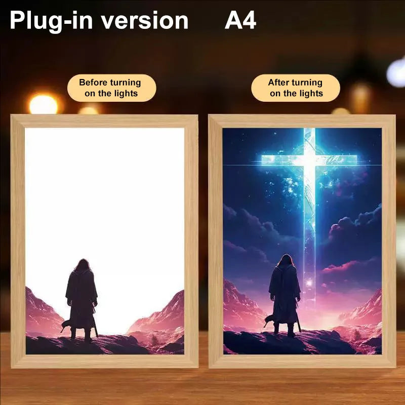 Lumin Works “I Am Always With You” Jesus Lamp - Image 8