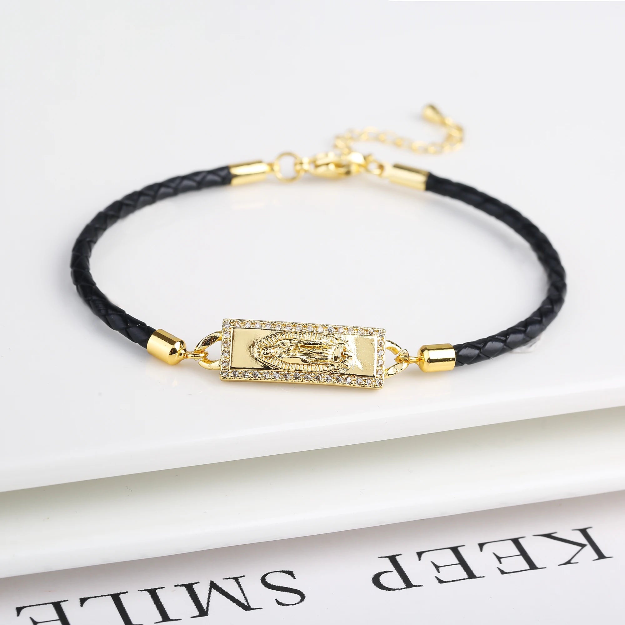High-Quality St. Jude & Madonna Bracelet – Religious Jewelry Gift for Men & Women - Image 12