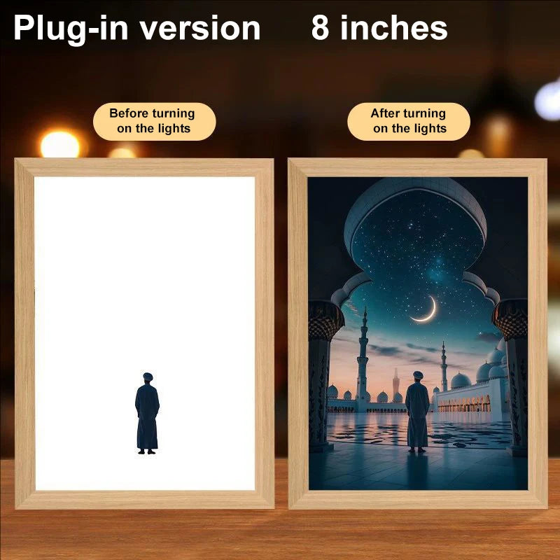 Lumin Works "Jesus – I Am Always With You" 4D LED Wall Art Light - Image 8