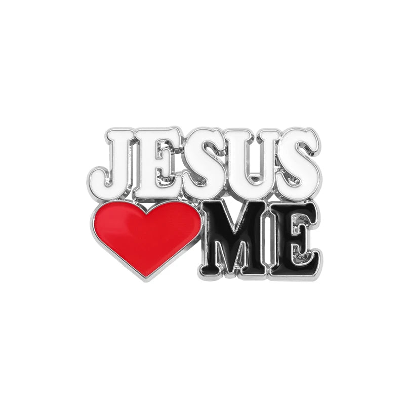 30-Piece Set Jesus Christ Faith Enamel Pins – Wholesale Christian Cartoon Brooches & Lapel Badges - Image 30