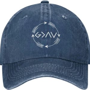 Funny Hat – God is Greater Than the Highs and Lows Baseball Cap for Women