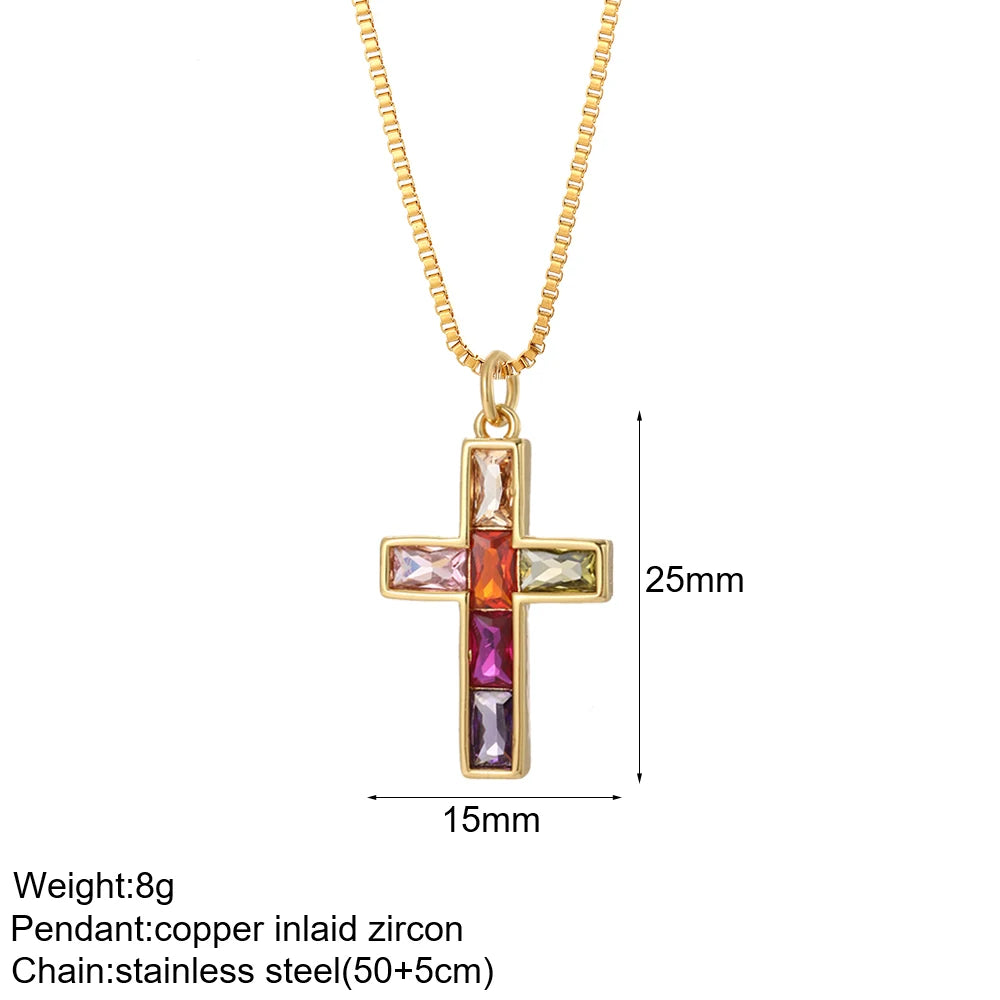 Gold Our Lady & Jesus Choker Necklace - Image 16