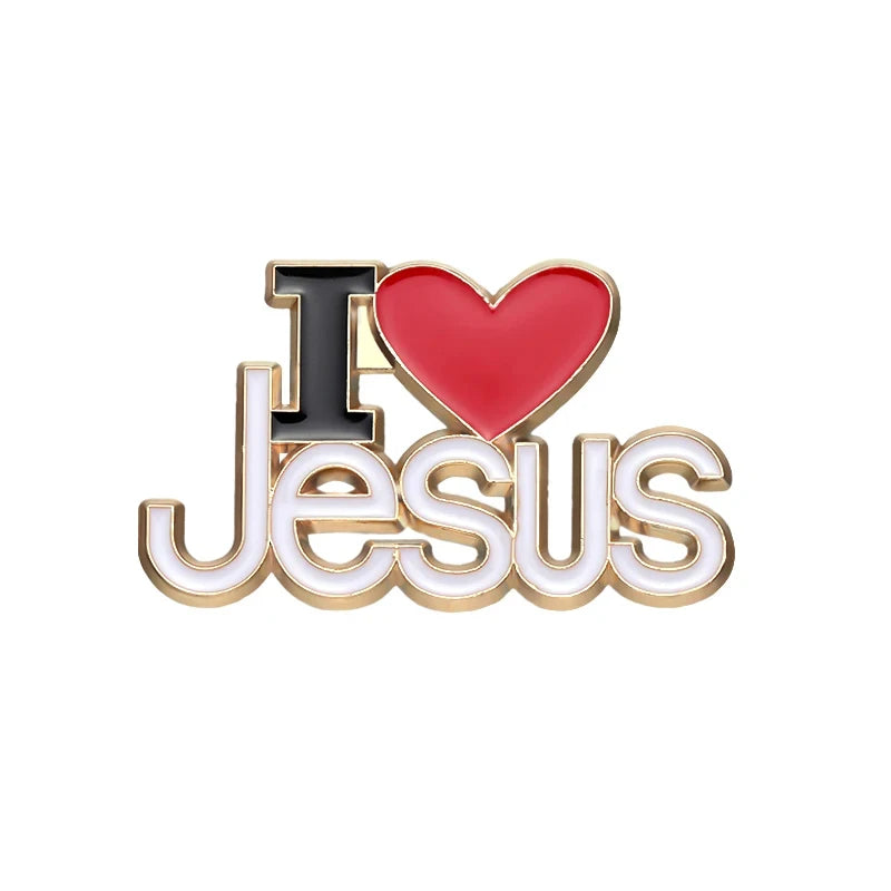 Jesus Loves Me & God Is Good Enamel Pin Set – Custom Christian Metal Brooches for Backpacks & Gifts - Image 15