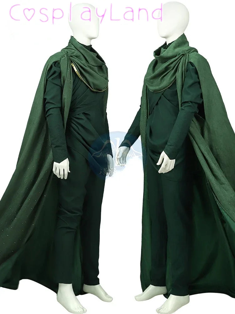 Green Outfit God of Evil Suit – Loki Cosplay Costume for Men - Image 4