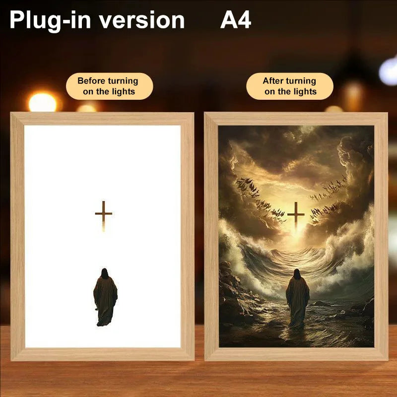 Lumin Works “I Am Always With You” Jesus Lamp - Image 20