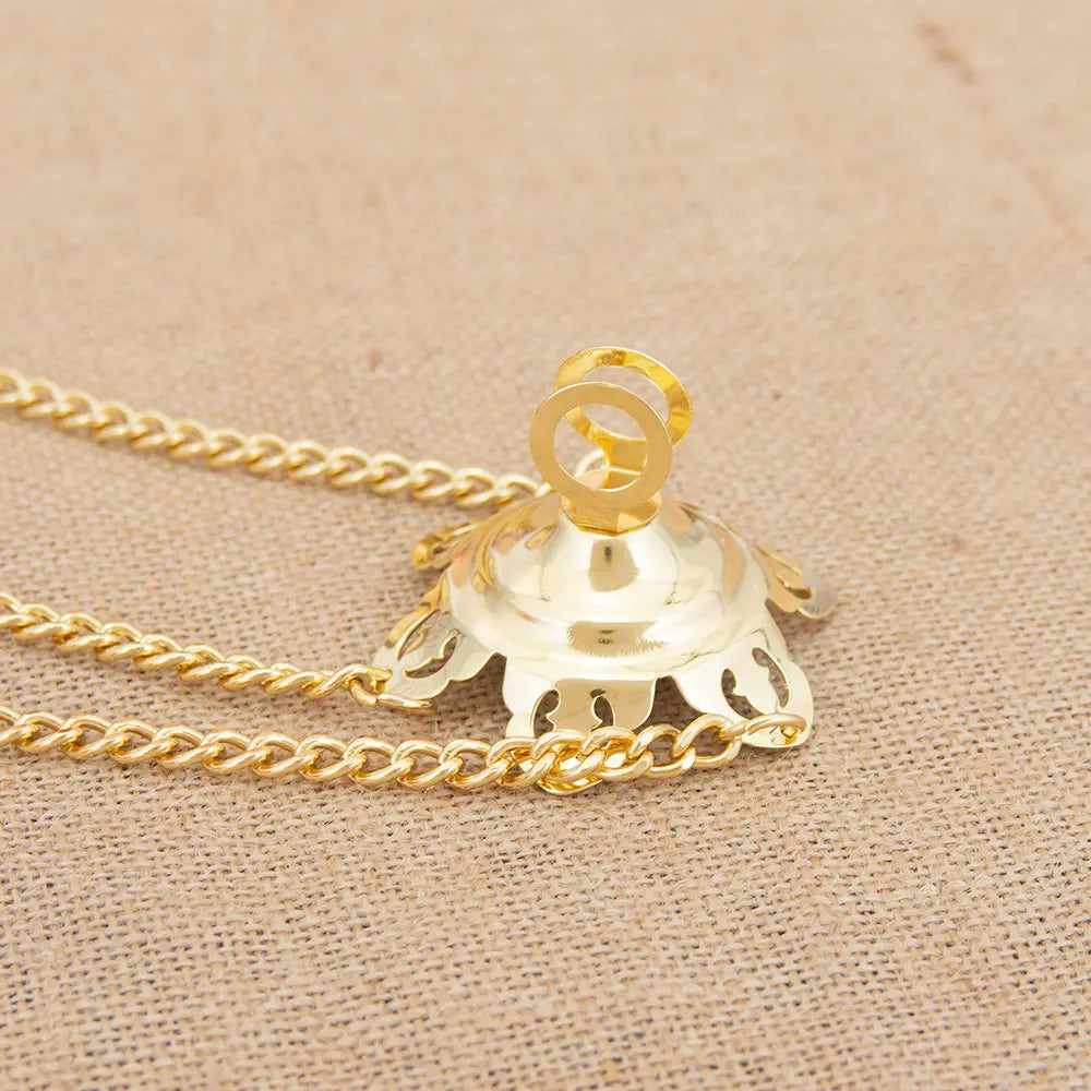 HTISOK Orthodox Hanging Oil Lamp – Red Glass Vigil Lamp for Religious Ceremonies & Daily Use - Image 5