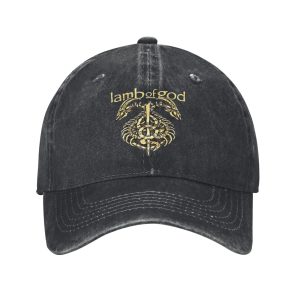 Lamb of God Band Sun Baseball Cap – Street Style Washed Trucker Hat for Men & Women