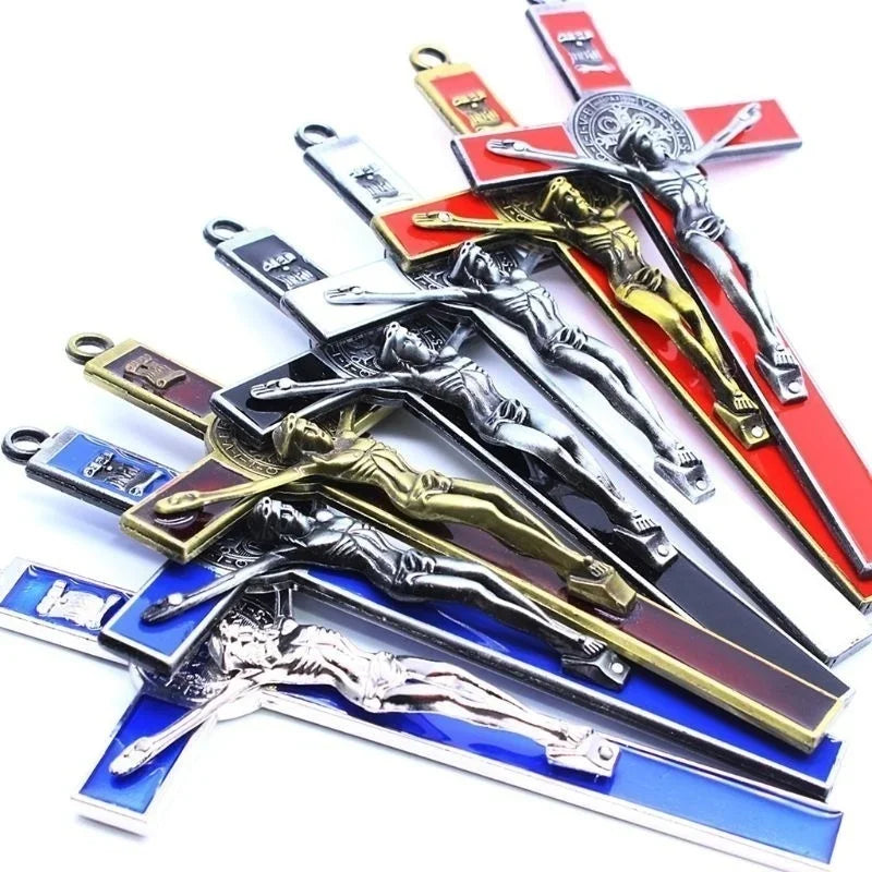 1Pc Church Relics Jesus on the Stand Cross - Image 3