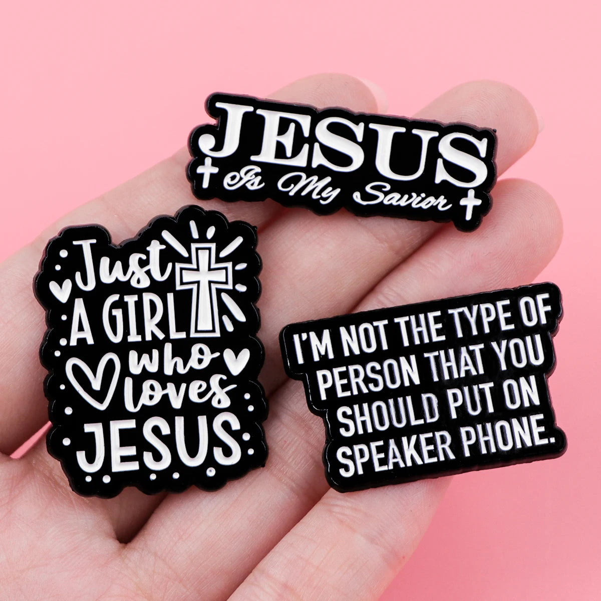 Jesus Enamel Pin – Sarcastic Quote Brooch for Backpacks, Clothing & Gifts - Image 5