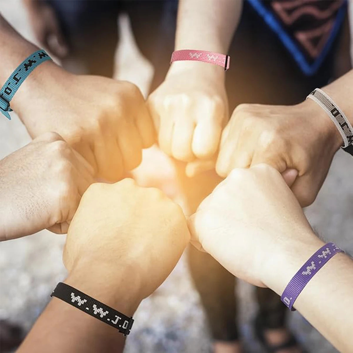 Harong WWJD Adjustable Colorful Bracelets – Inspirational Christian Jewelry for Men & Women - Image 2