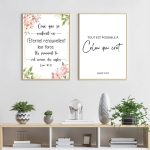French Bible Verse Print