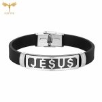 10x Heart JESUS Silicone Bracelets – Christian Catholic Orthodox Faith Wristbands