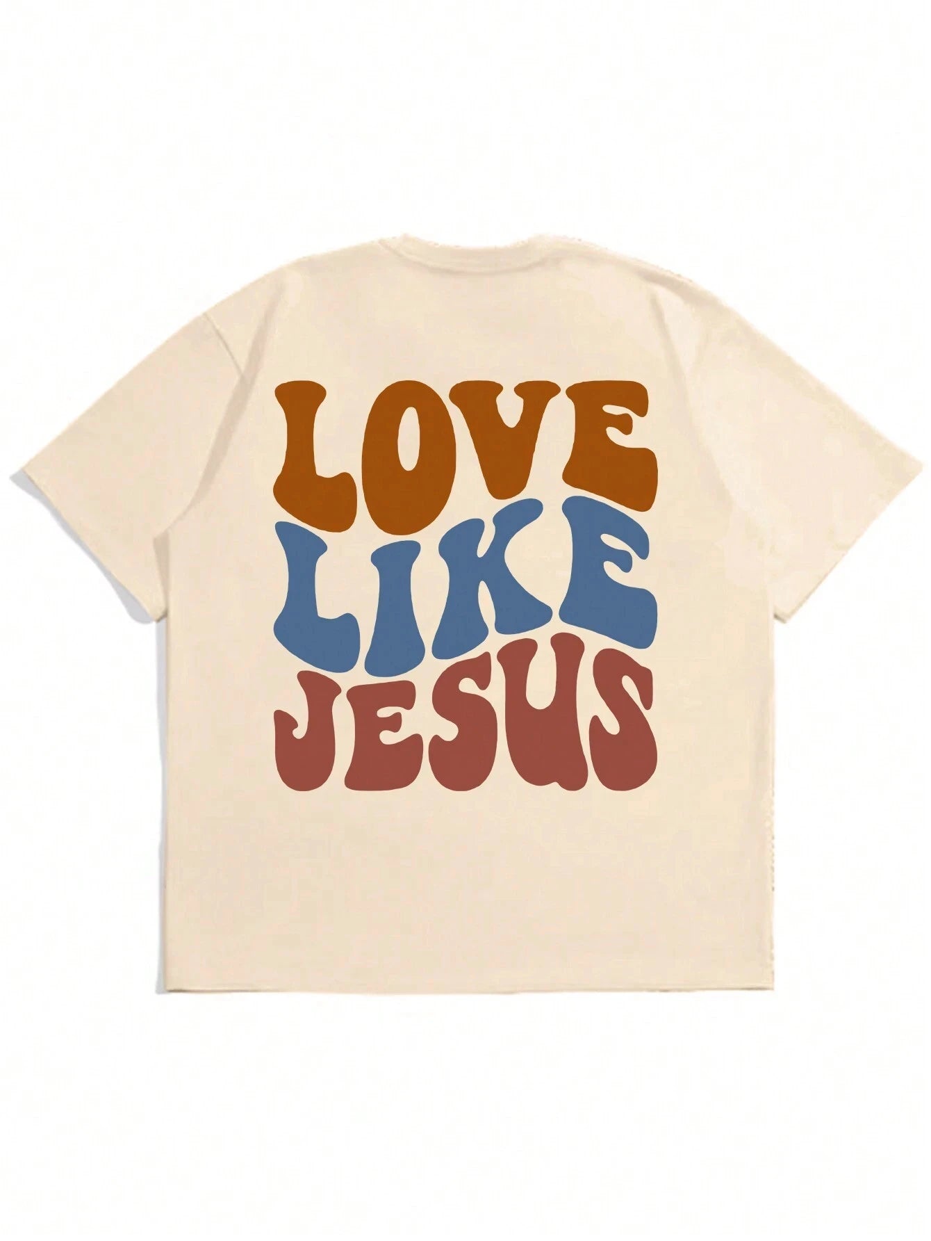 Love Like Jesus Men’s Cotton T-Shirt – Casual Streetwear Tee (Up to 4XL) - Image 4