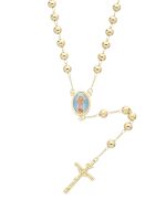 FanSibao Holy Son Jesus Cross Pendant Necklace – 24K Plated Christian Jewelry for Men & Women
