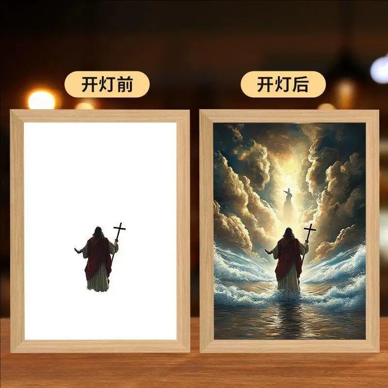 Lumin Works “I Am Always With You” Jesus Lamp - Image 24