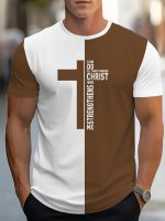 Christian Police Scripture T-Shirt – Men’s Bible Verse Graphic Tee with Cross